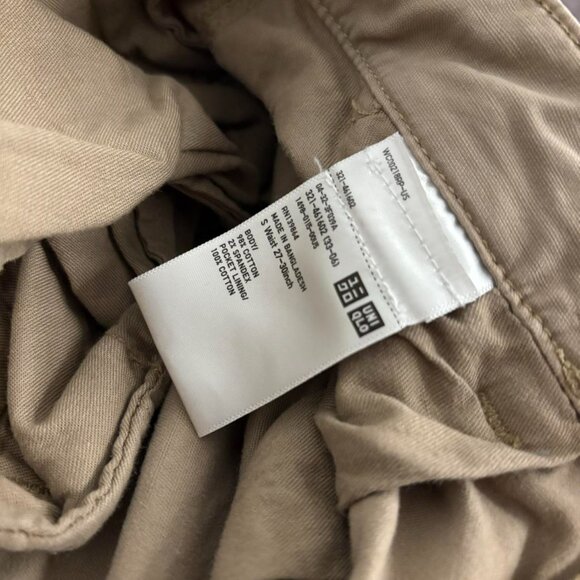 🔥👀 (US M Small) Uniqlo Cargo Pants - Beige 👀🔥 - Picture 5 of 6